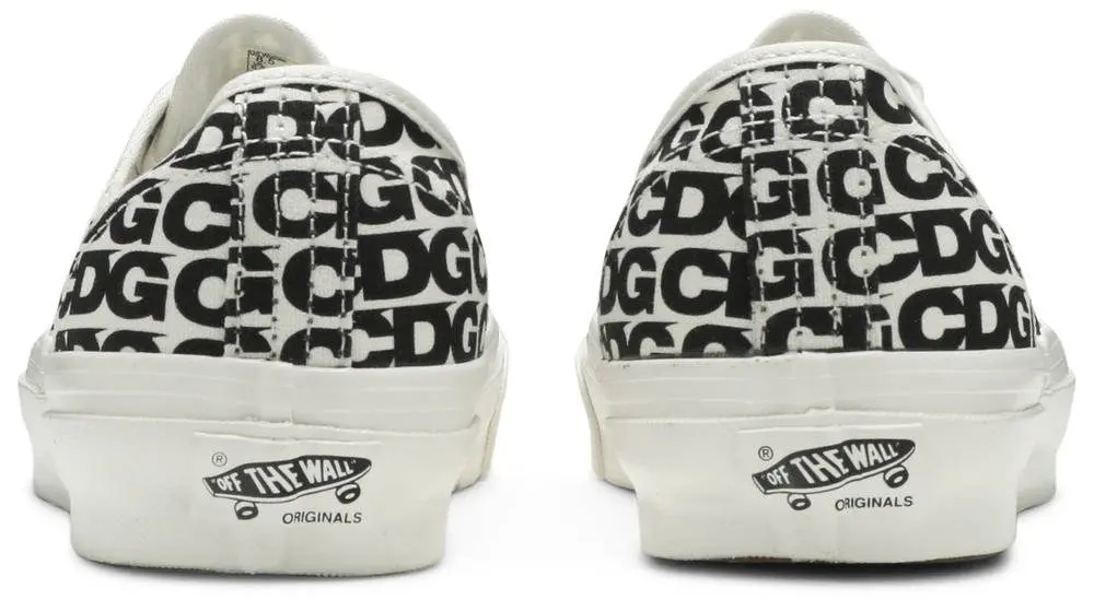 Giày Vans CDG x OG Authentic LX 'Print Blanc De Blanc' VN0A4BV9SHM - Ảnh 4