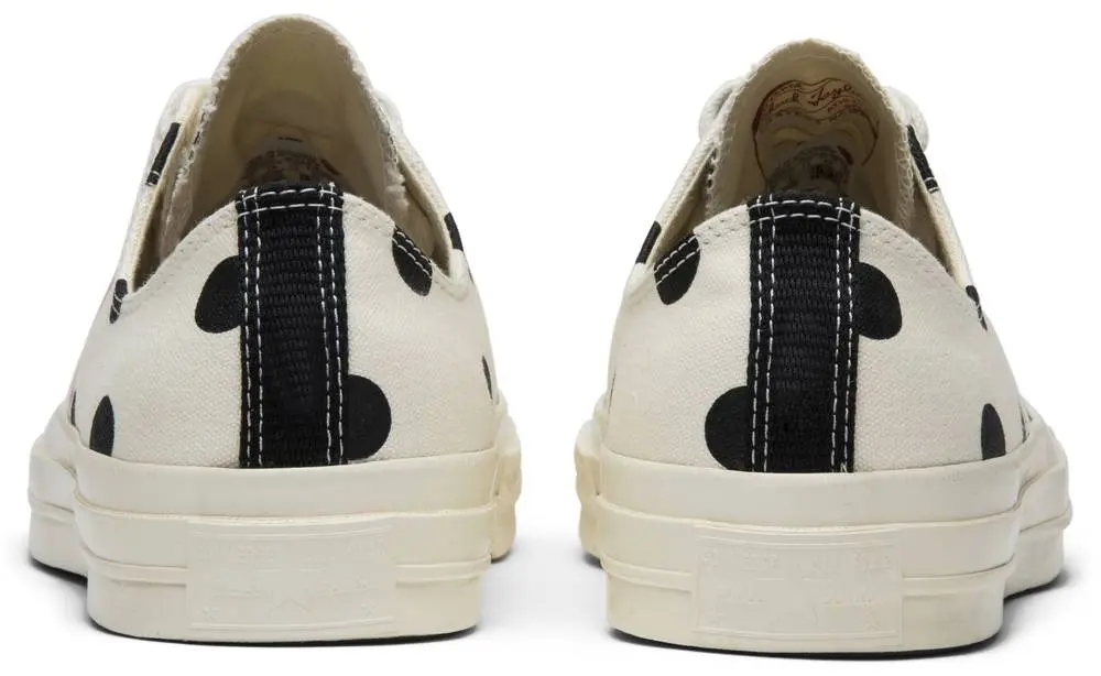Giày Converse Comme des Garçons x Chuck Taylor All Star 70 Low 'Polka Dot' 157249C - Ảnh 4