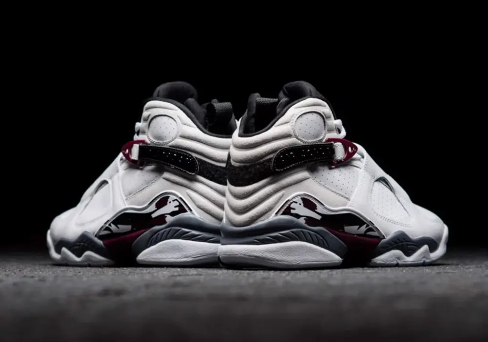 Giày Nike Wmns Air Jordan 8 Retro 'Burgundy' CI1236-104 - Ảnh 3