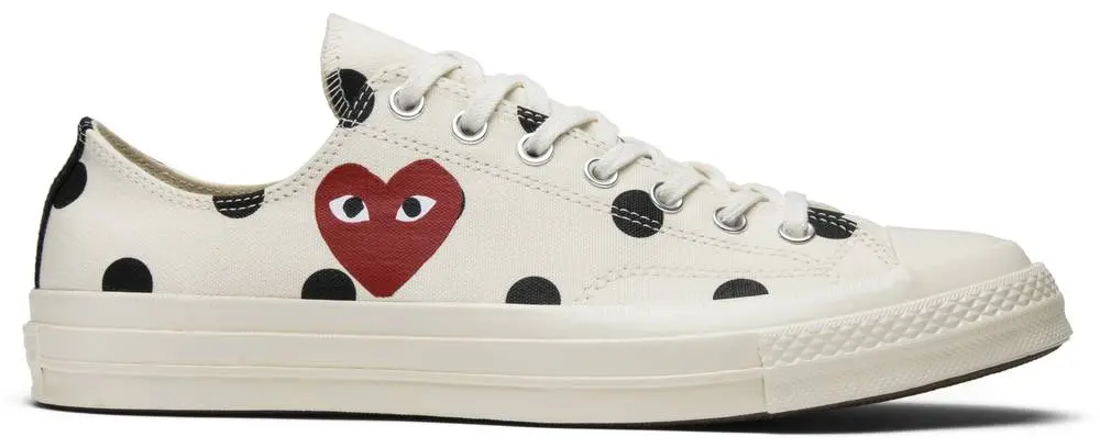 Giày Converse Comme des Garçons x Chuck Taylor All Star 70 Low 'Polka Dot' 157249C