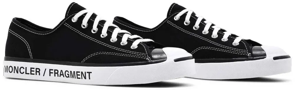 Alternative view of Giày Converse Fragment Design x Moncler x Jack Purcell 'Black' 172321C