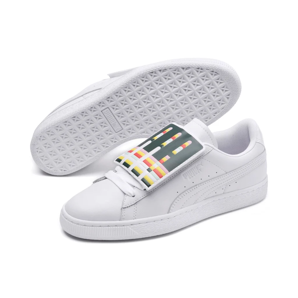 Giày Puma Wmns Basket Badge 'White' 369183-01 - Ảnh 3