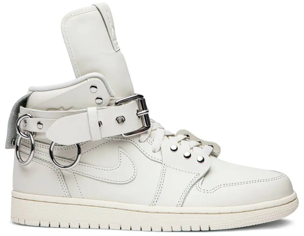 Giày Nike Comme des Garçons x Air Jordan 1 Retro Strap High 'White' CN5738-100