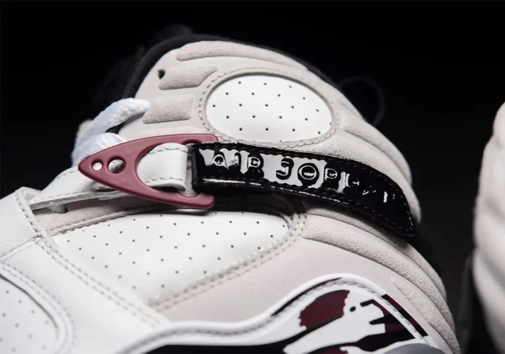 Giày Nike Wmns Air Jordan 8 Retro 'Burgundy' CI1236-104 - Ảnh 6