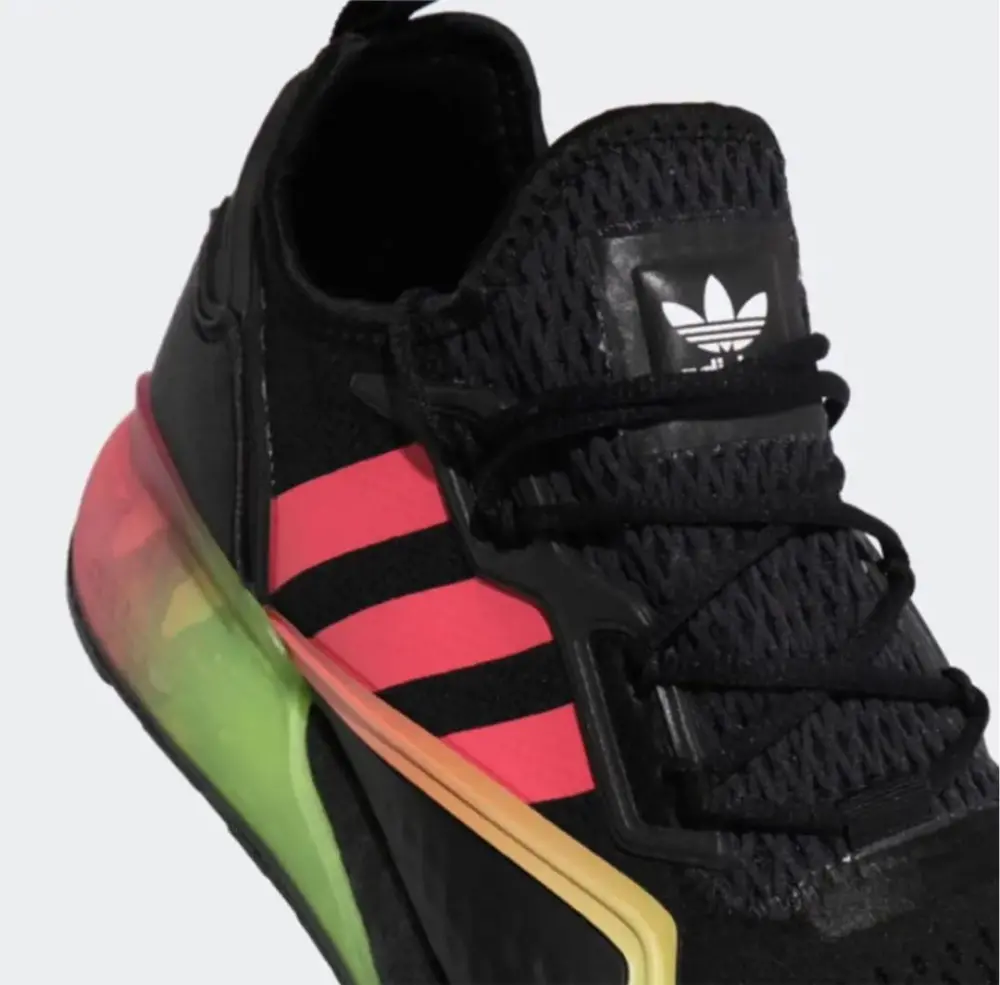 Giày Adidas ZX 2K Boost 'Black Solar Green' FY1142 - Ảnh 5