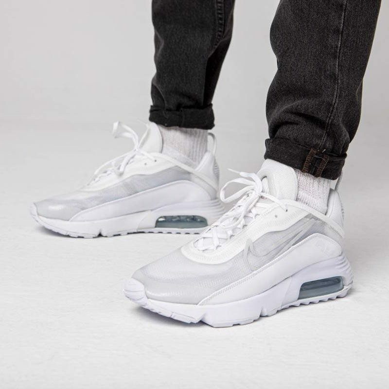 Giày Nike Air Max 2090 'Triple White' BV9977-100 - Ảnh 5