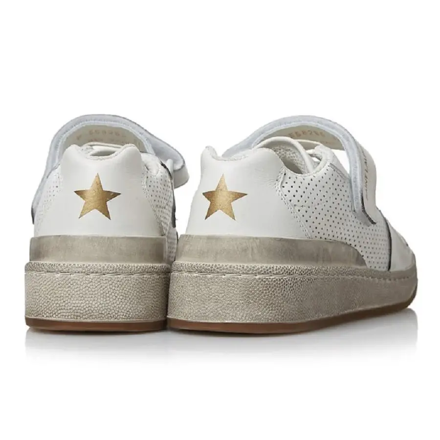 Giày Saint Laurent Pedro SL24 Leather Velcro Sneakers 558255-04L10-9030 - Ảnh 6