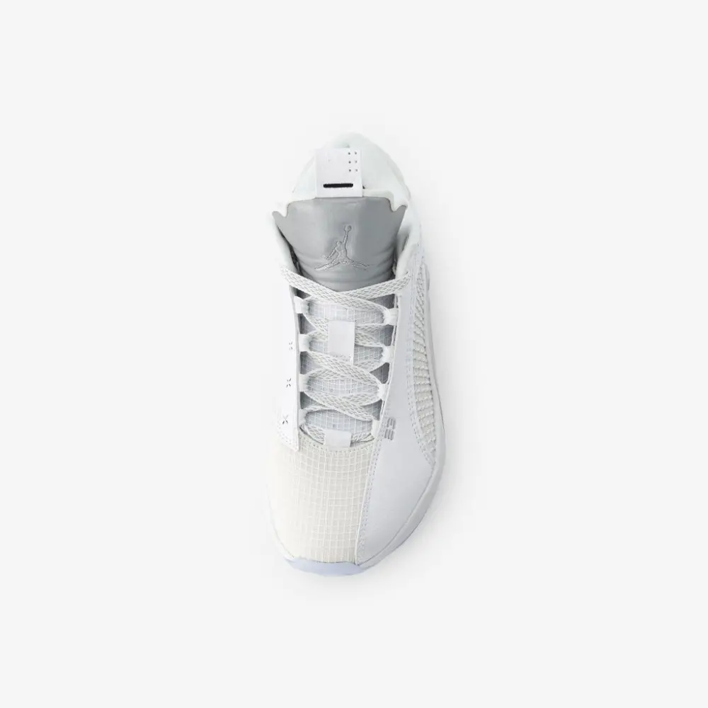 Giày Nike Air Jordan 35 Low 'White Metallic Silver' CW2460-100 - Ảnh 4