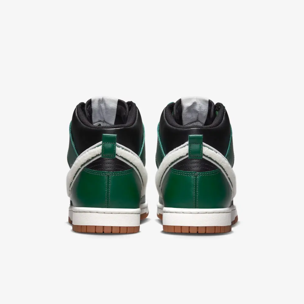 Giày Nike Dunk High 'Chenille Swoosh Black Green' DR8805-001 - Ảnh 6