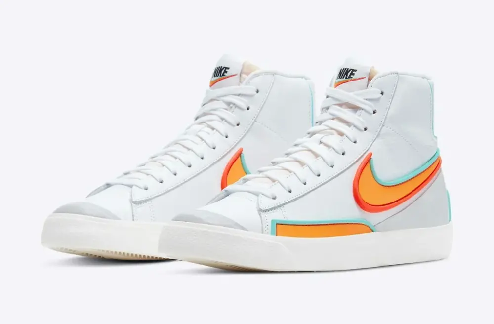Alternative view of Giày Nike Wmns Blazer Mid '77 'Inifinite Kumquat' DC1746-100