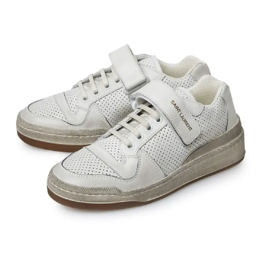 Alternative view of Giày Saint Laurent Pedro SL24 Leather Velcro Sneakers 558255-04L10-9030