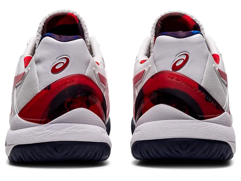 Giày Asics Gel Resolution 8 LE 'White Classic Red' 1041A292-110 - Ảnh 6