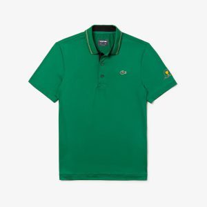 Áo Lacoste Presidents Cup Striped-Collar Jersey Golf