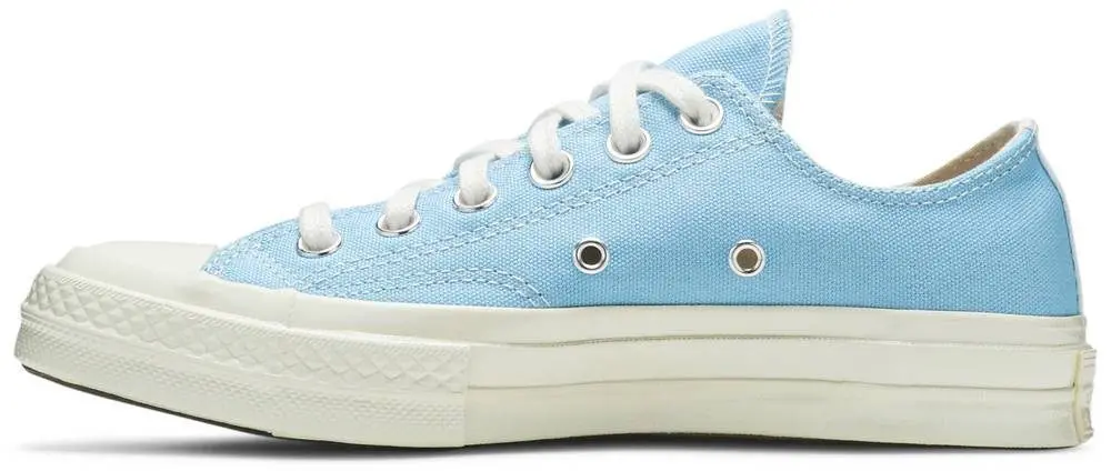 Alternative view of Giày Converse Comme des Garçons PLAY x Chuck 70 Low 'Bright Blue' 168303C