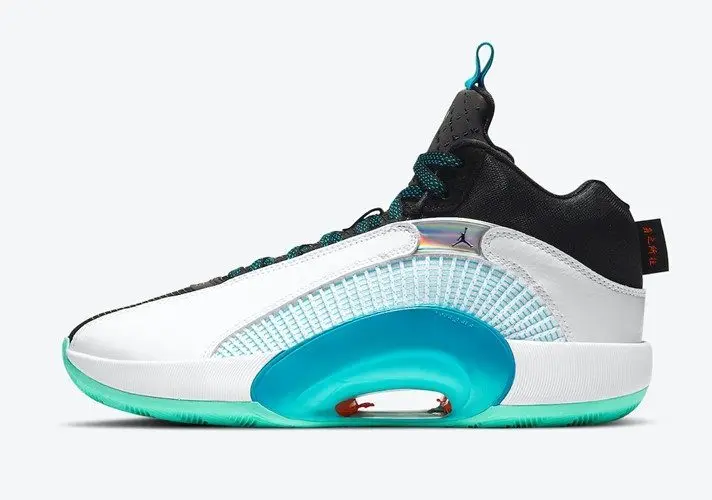 Giày Nike Guo Ailun x Air Jordan 35 GC PF 'Morpho' CZ8153-100 - Ảnh 4