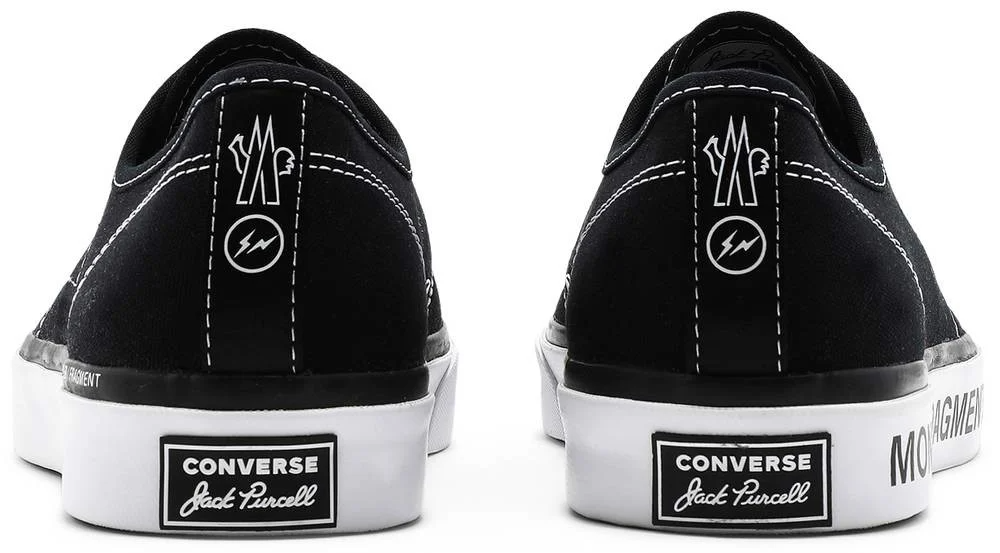 Giày Converse Fragment Design x Moncler x Jack Purcell 'Black' 172321C - Ảnh 3