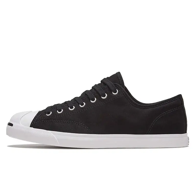 Giày Converse Jack Purcell LP Canvas 'Black White' 165588C - Ảnh 4