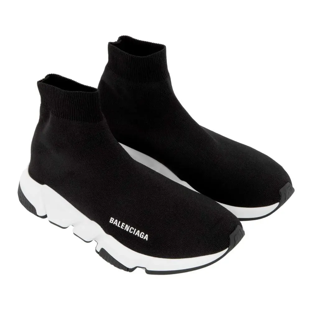 Alternative view of Giày Balenciaga Speed Sneaker 'Black' 645056-W2DBQ-1015