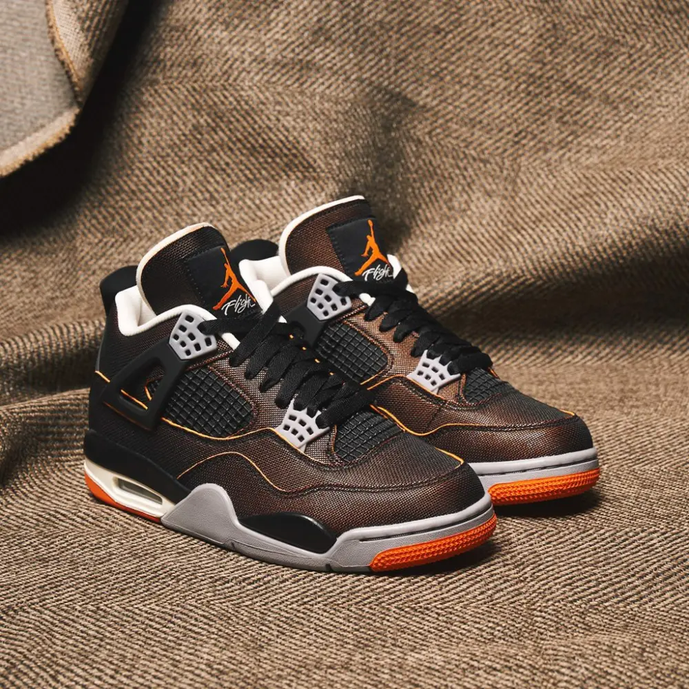 Alternative view of Giày Nike Wmns Air Jordan 4 Retro 'Starfish' CW7183-100