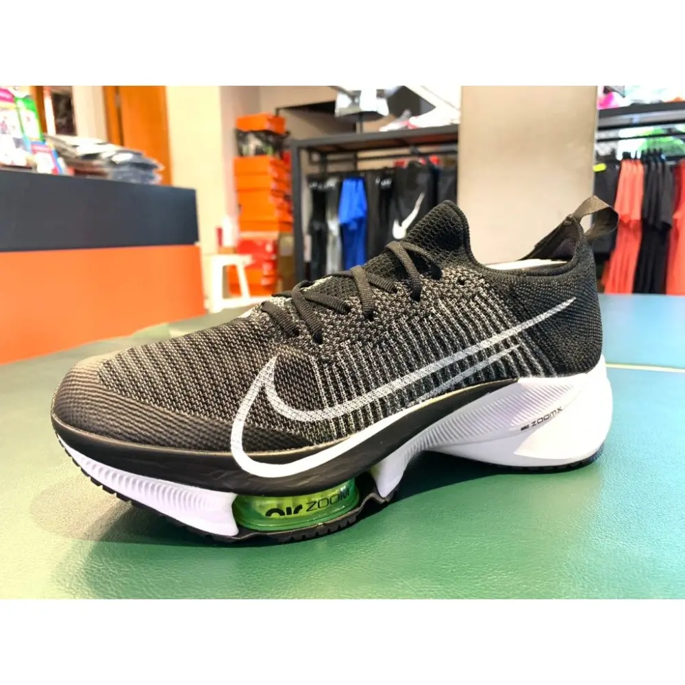Giày Nike Air Zoom Tempo NEXT% Flyknit 'Black White Volt' CI9923-001 - Ảnh 4
