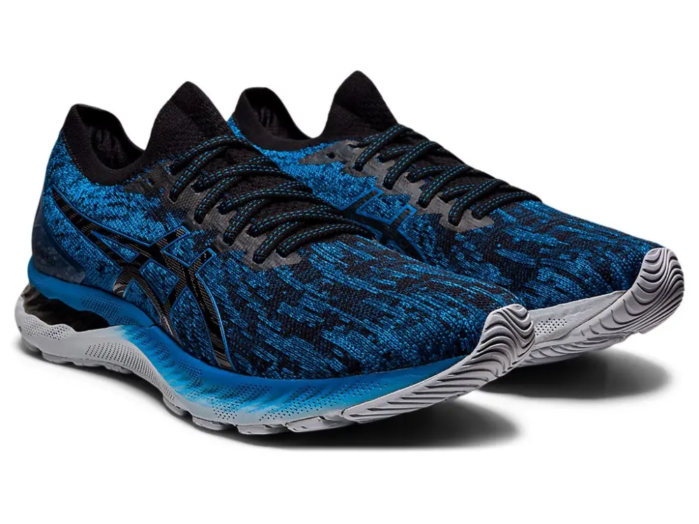 Alternative view of Giày Asics Gel Nimbus 23 Knit 'Reborn Blue' 1011B008-400