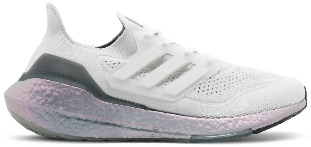 Giày Adidas UltraBoost 21 'Crystal White Hazy Green' FY0383