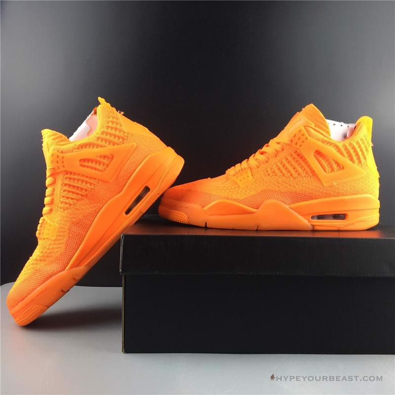 Giày Nike Air Jordan 4 Flyknit 'Total Orange' AQ3559-800 - Ảnh 6