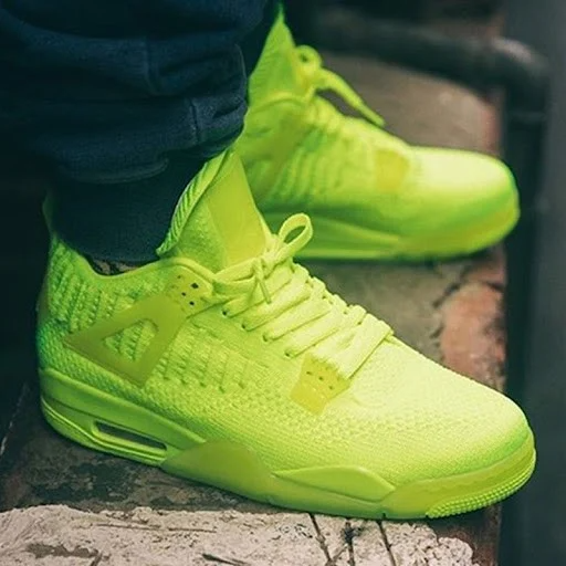 Giày Nike Air Jordan 4 Flyknit 'Volt' AQ3559-700 - Ảnh 8