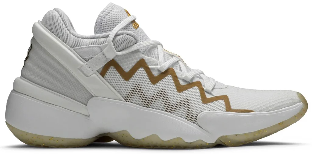 Giày Adidas D.O.N. Issue #2 'White Gold Metallic' FX9431