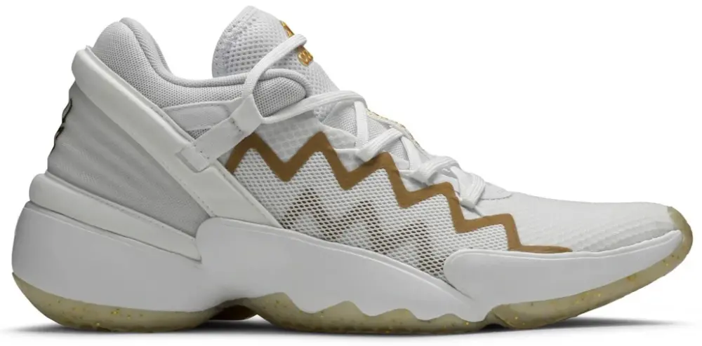 Giày Adidas D.O.N. Issue #2 'White Gold Metallic' FX9431