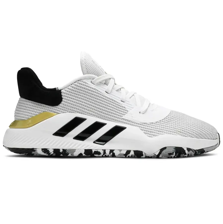 Giày Adidas Pro Bounce 2019 Low 'White Black Gold' EF0472