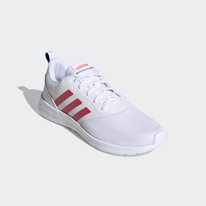 Giày Adidas Wmns QT Racer 2.0 'White Power Pink' FW7280 - Ảnh 2