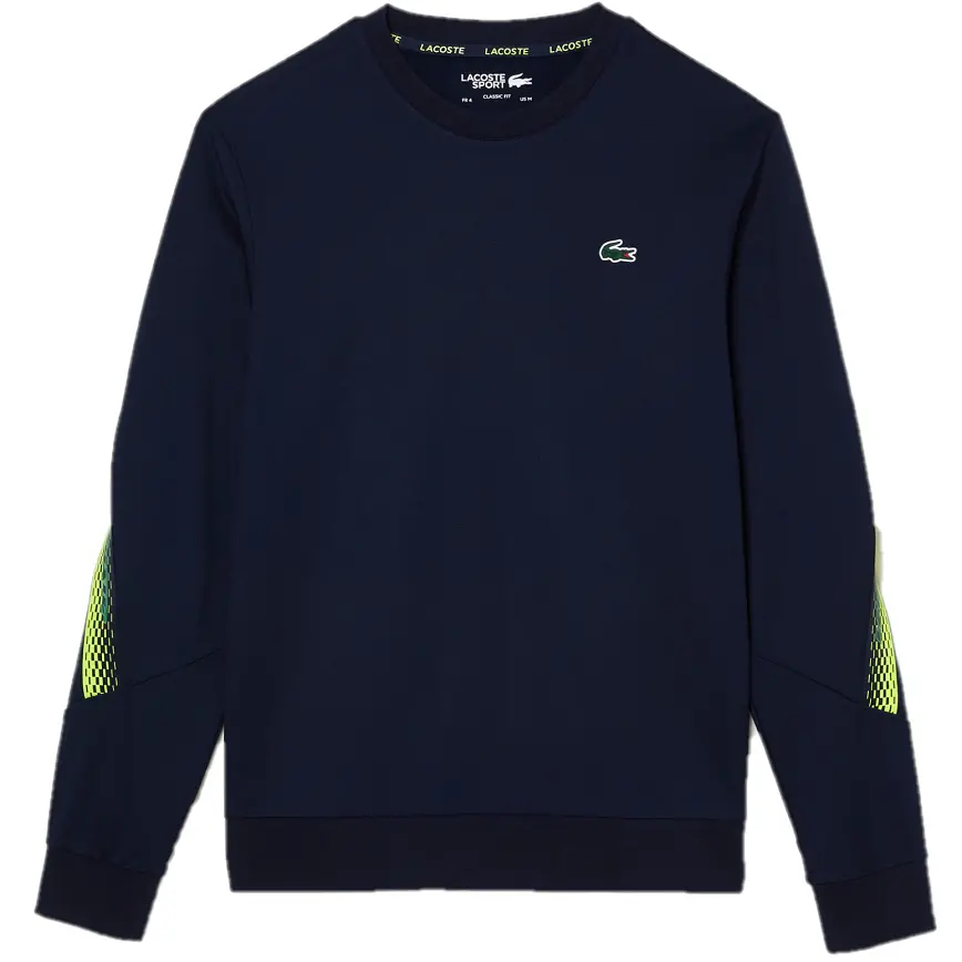 Áo Lacoste Tennis Classic Fit Logo Stripe Sweatshirt 'Blue' SH5225-53G-WZI