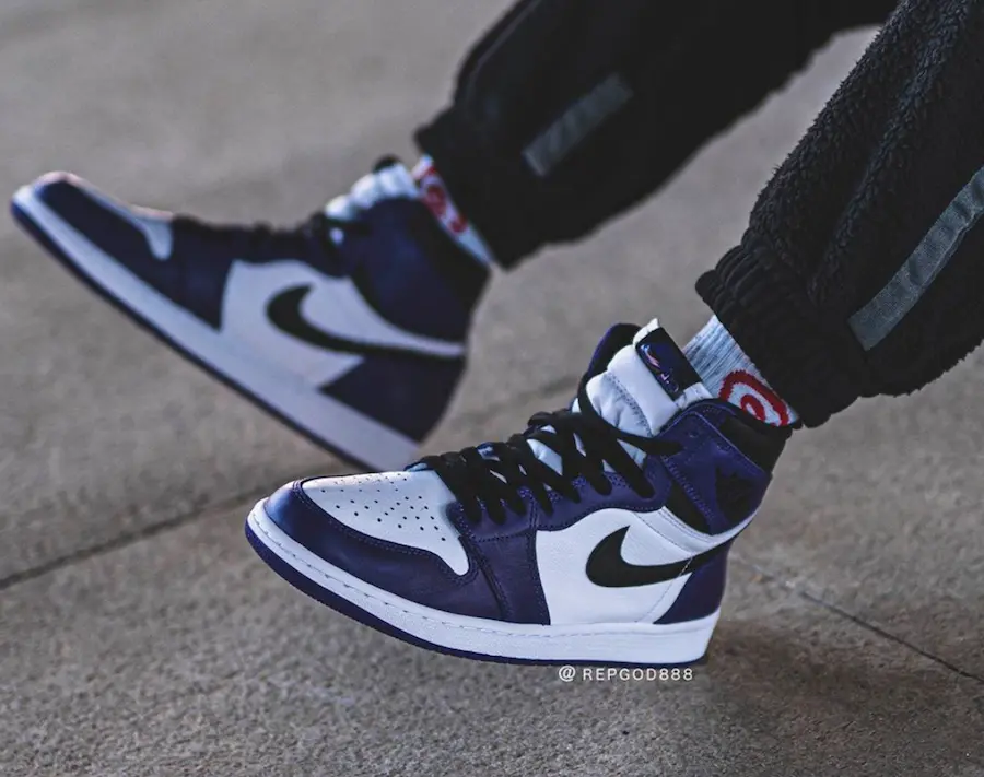 Giày Nike Air Jordan 1 'High Court Purple White 2.0' 575441-500 - Ảnh 5