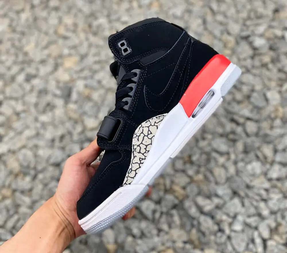 Giày Nike Jordan Legacy 312 'Black Suede' AV3922-060 - Ảnh 5