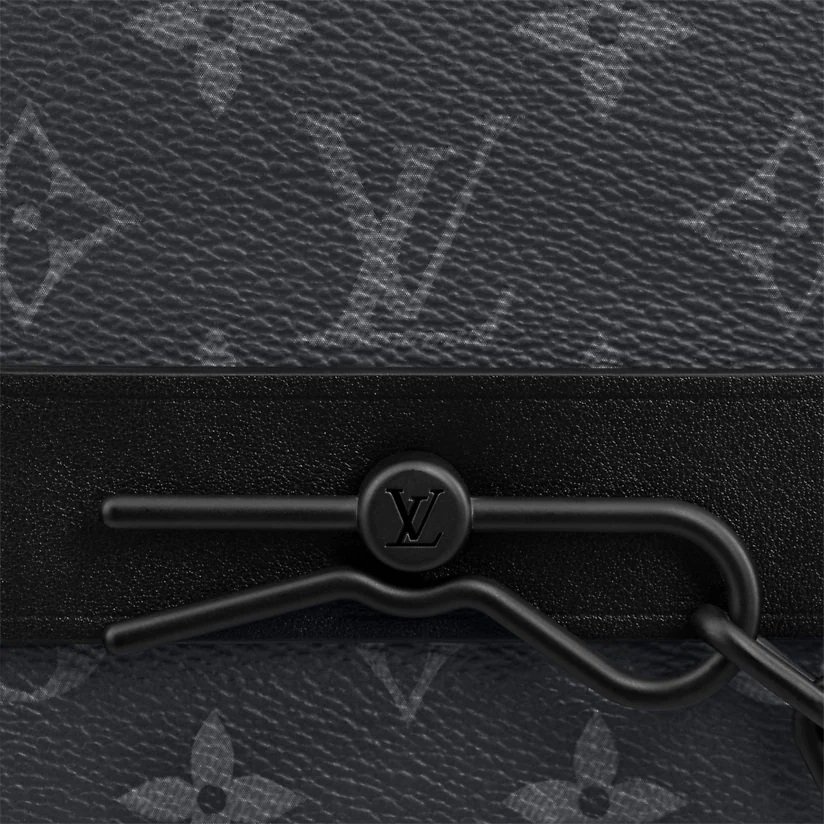Túi Loius Vuitton Steamer Messenger Eclipse 'Monogram Black' M45585 - Ảnh 6