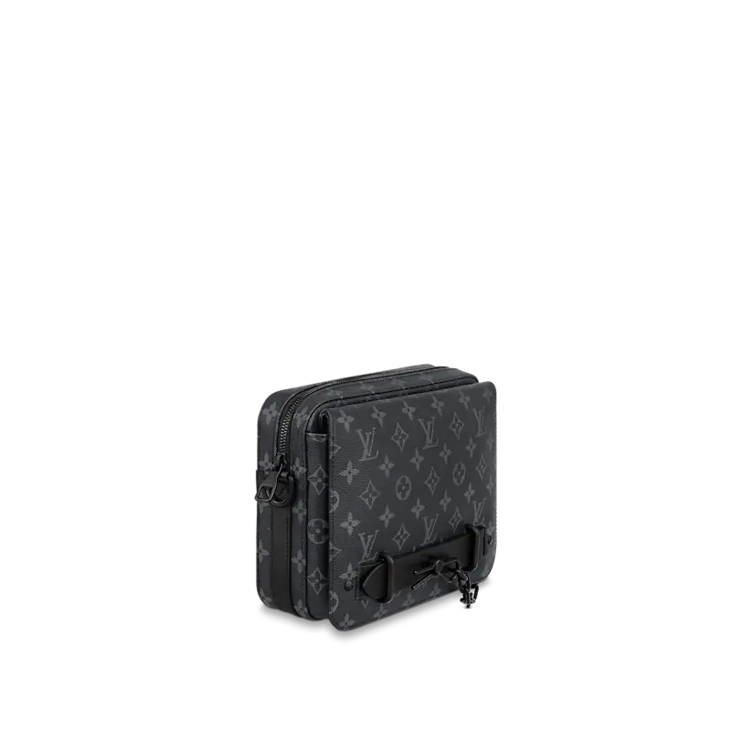 Túi Loius Vuitton Steamer Messenger Eclipse 'Monogram Black' M45585 - Ảnh 4