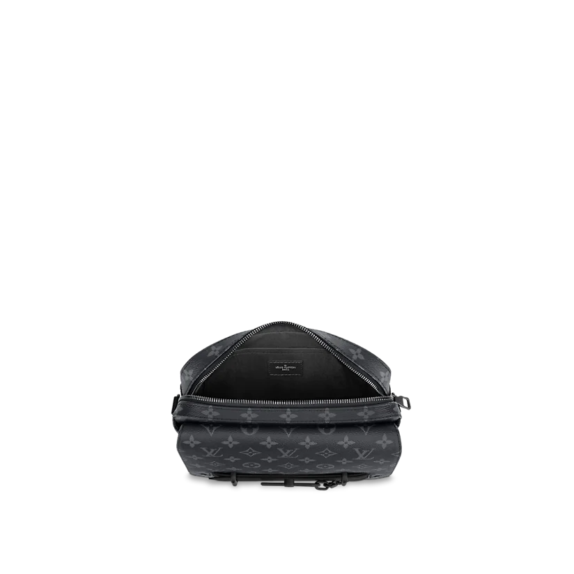 Túi Loius Vuitton Steamer Messenger Eclipse 'Monogram Black' M45585 - Ảnh 3