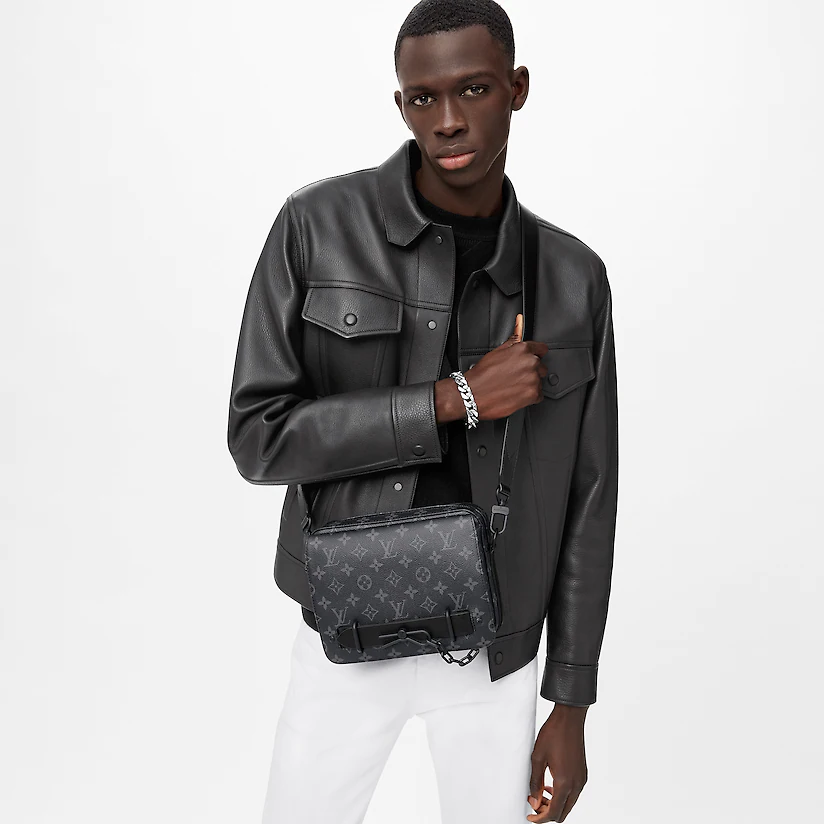 Túi Loius Vuitton Steamer Messenger Eclipse 'Monogram Black' M45585 - Ảnh 2