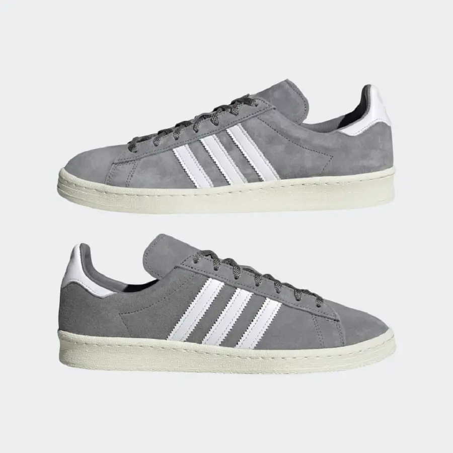Alternative view of Giày Adidas Campus 80s 'Grey' GX9406