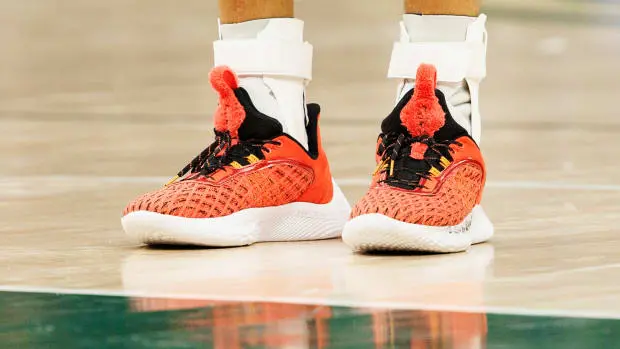 Giày Under Armour Curry Flow 9 'Sesame Street Elmo' GS 3024249-603 - Ảnh 3