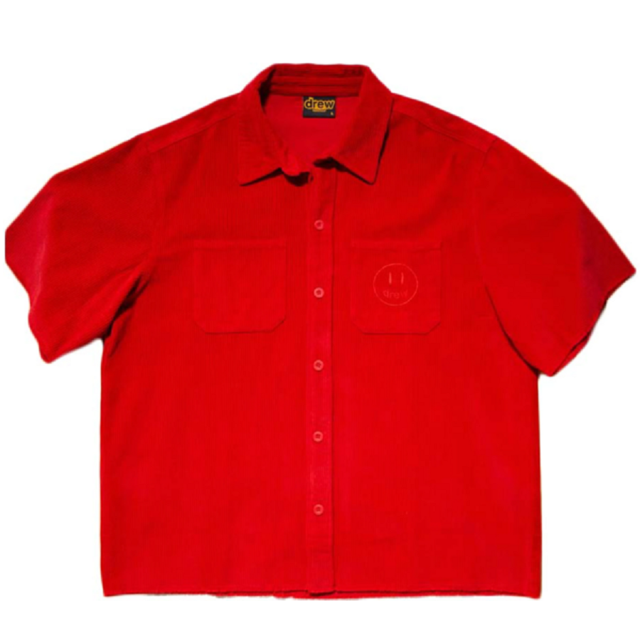 Áo Drew House SS Corduroy Shirt Red