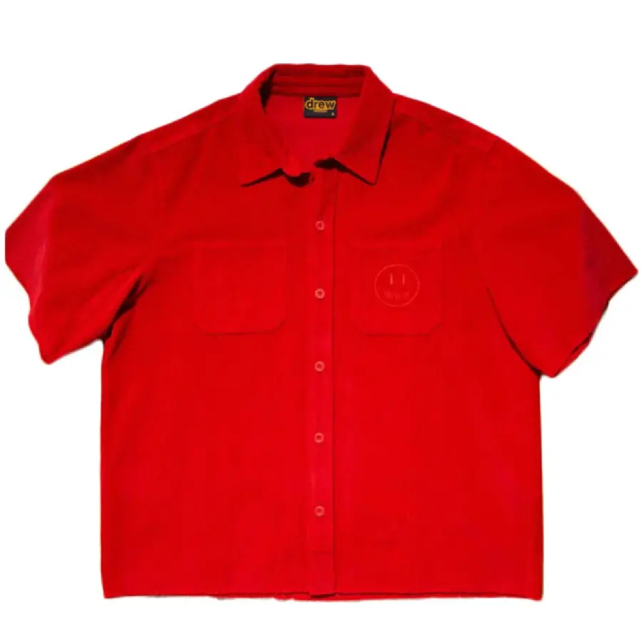 Áo Drew House SS Corduroy Shirt Red