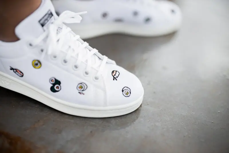 Giày Adidas Stan Smith Youth Sushi 'Cloud White' EF5469 - Ảnh 6