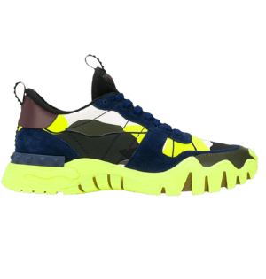 Giày Valentino Rockrunner Plus 'Camo Yellow' UY2S0C88NPG55Y