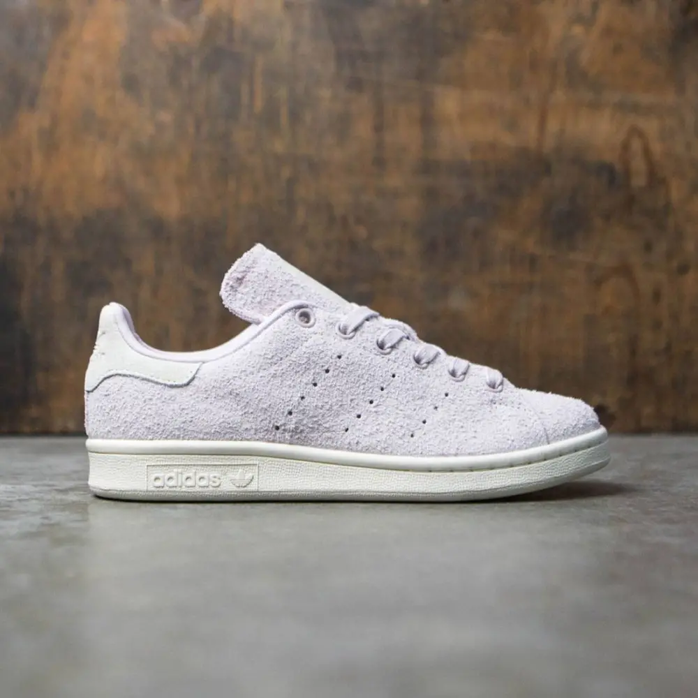 Alternative view of Giày Adidas Stan Smith Hairy Suede 'Ice Purple' S82258