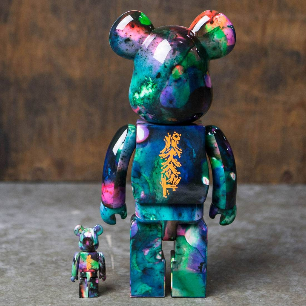 Mô Hình Bearbrick Pushead #2 Bluewater 100% & 400% - Ảnh 4