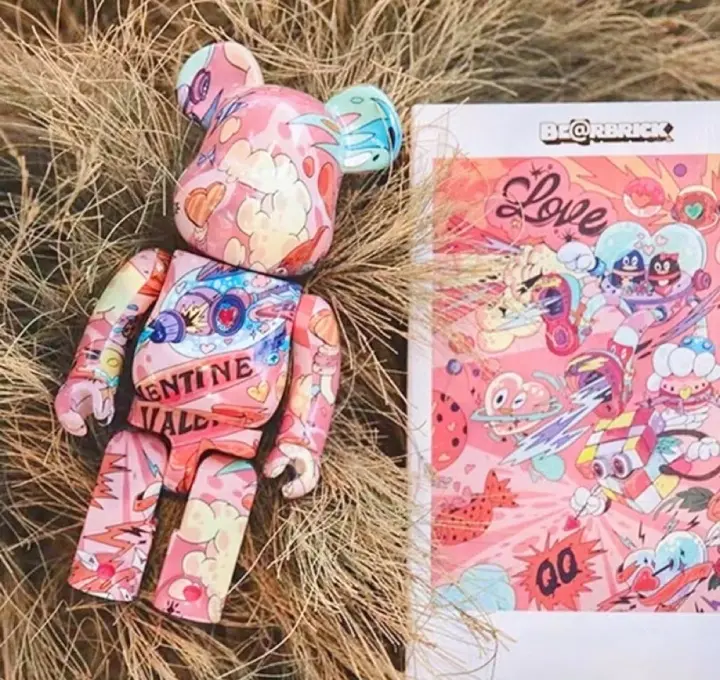 Mô Hình Bearbrick x QQ Valentine Limited Edition 520 - Ảnh 3