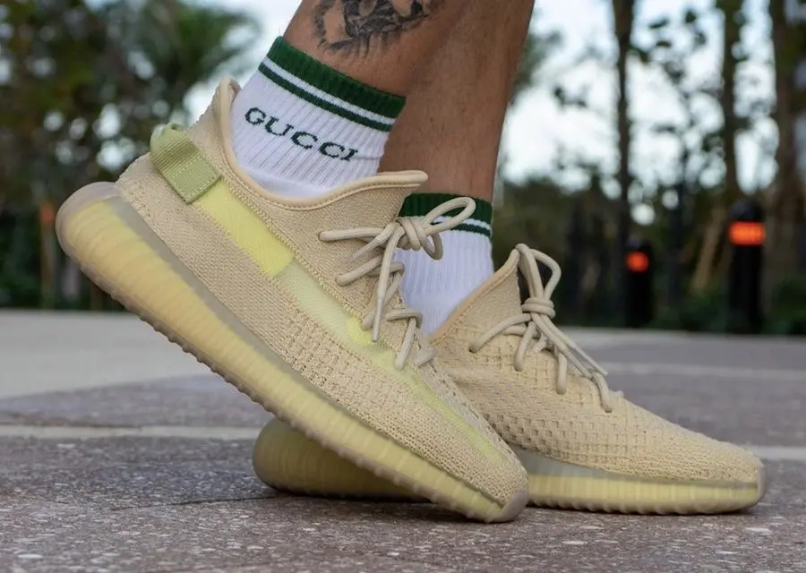 Giày Adidas Yeezy Boost 350 V2 'Flax' FX9028 - Ảnh 4