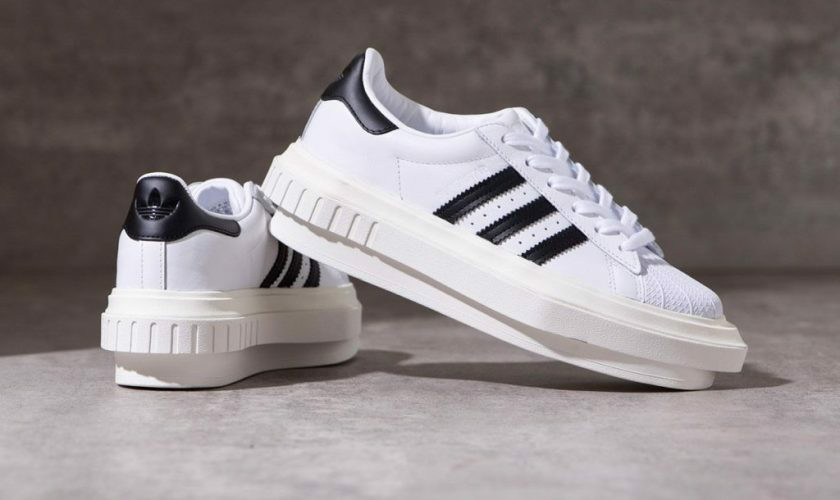 Giày Adidas Ivy Park x Superstar Platform 'Cloud White' FY7730 - Ảnh 4